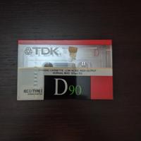 Cassetta audio TDK D90 (TYPE I) NORMAL POSITION 