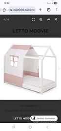 Letto Moovie “Cuoricini” come nuovo con accessori