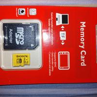 Memoria MicroSD 2TB nuova con SD adapter 