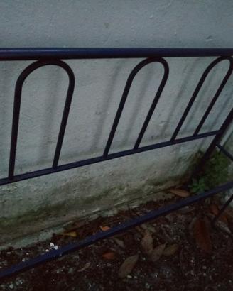 rete letto singolo e  una piazza e 1/2 c materassi