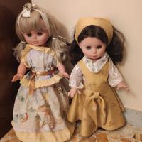 Coppia Bambole Vintage Anni 50