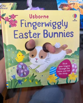 Libro Usborne Fingerwiggly Easter Bunnies