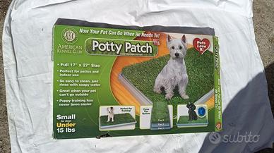 lettiera per cani potty patch in erba sintetica 