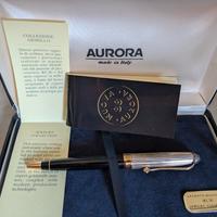 Penna a sfera Aurora 88 cappuccio argento vintage