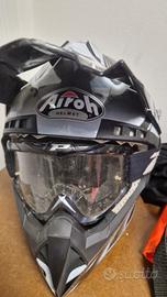 Parapetto paraschiena enduro/motocross + casco