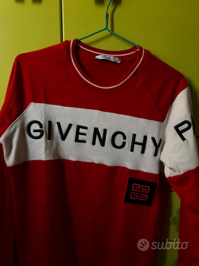 Maglia givenchy rossa outlet