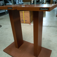 Supporti altoparlanti Prandini legno noce