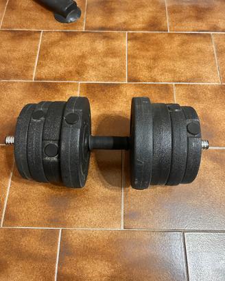Manubri componibili 12 kg e 18 kg