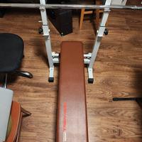 banca bodybuilding e manubri 