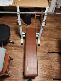 banca bodybuilding e manubri 