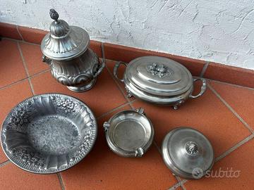 Oggettistica in peltro vintage