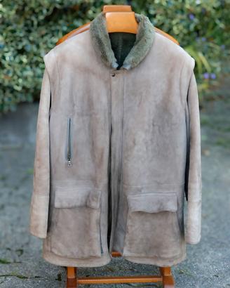 giaccone in montone rovesciato