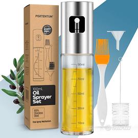 Spruzzatore Olio Spray in Acciaio Inox 100ml