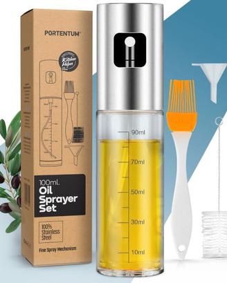 Spruzzatore Olio Spray in Acciaio Inox 100ml