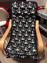 Sedia poang ikea per bambini