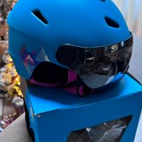 Casco da sci con visiera