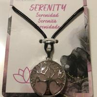 Collana con ciondolo quarzo rosa