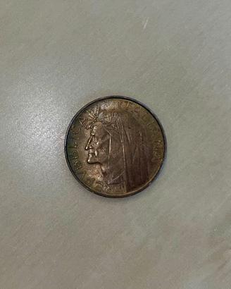 Moneta 500 lire Dante Alighieri