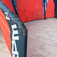 vela kitesurf 8 mq completa di barra 