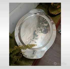 vassoio grande placcato argento anni 80 