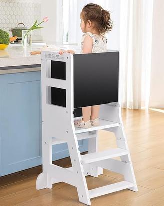 Torre Montessori Bambini Regolabile 3 Livelli