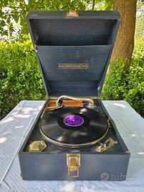 grammofono phonophone epoca antico manovella 78 gi