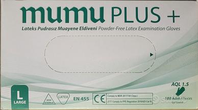 Guanti in lattice e vinile 