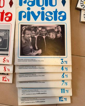 Libri Vintage Radio Rivista anni 70