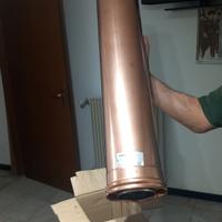 tubo scarico stufa pellet in rame