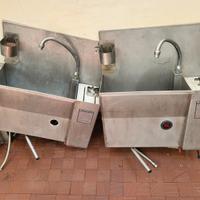 Lavabo in inox per macellazione