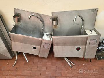 Lavabo in inox per macellazione