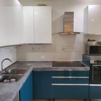 Mobili cucina turchese/bianco