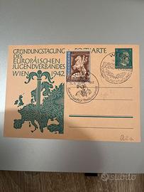 Cartolina delle radici europee Vienna 1942
