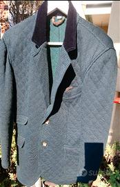 Giacca donna Johnny Lambs quadrettini blu e verdi