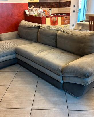 Divano letto apribile con con Chaise Long