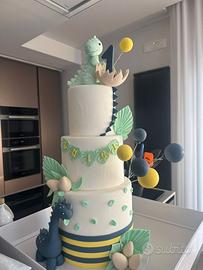 Torta scenografica tema dinosauri
