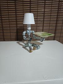 Lampada Artigianale Industrial " Robot/touch" 