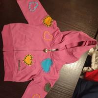 felpa con cerniera Moschino bimbi 12 mesi