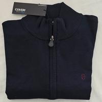 maglia uomo leggera 5XL mezza zip 