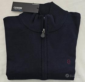 maglia uomo leggera 5XL mezza zip 