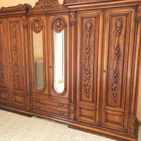 Armadio 6 Ante con Specchio – Stile Classico