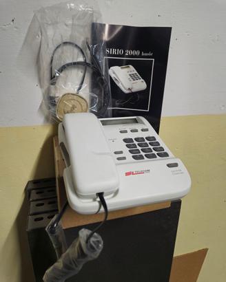 Telefono Sirio 2000 Basic Telecom Italia Bianco