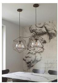 Lampadario contemporaneo e industriale