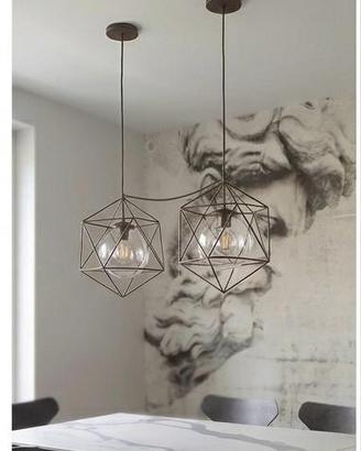 Lampadario contemporaneo e industriale