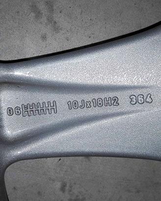 VENDUTI - cerchi 18 pollici porsche