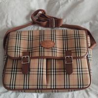 Borsa vintage Burberry stampa classica