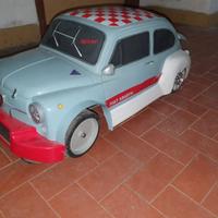 FIAT 600 Abarth CLUB sc 1:5 2WD RC con motore 24 c