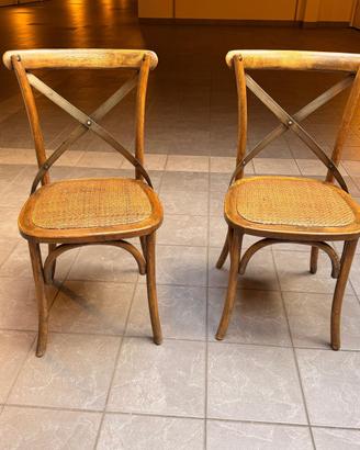 Coppia di sedie in legno Maison du Monde