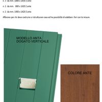 Scuretti in alluminio verniciato legno