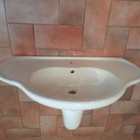 LAVABO CONSOLLE SOSPESO CON SEMICOLONNA "INCEA"88